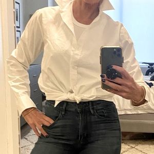 Everlane Relaxed White  Cotton Button Down